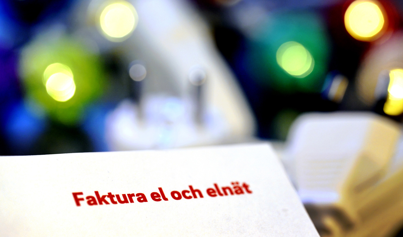 Elräkningarna har blivit en rysare. Arkivbild. Foto: Janerik Henriksson/TT