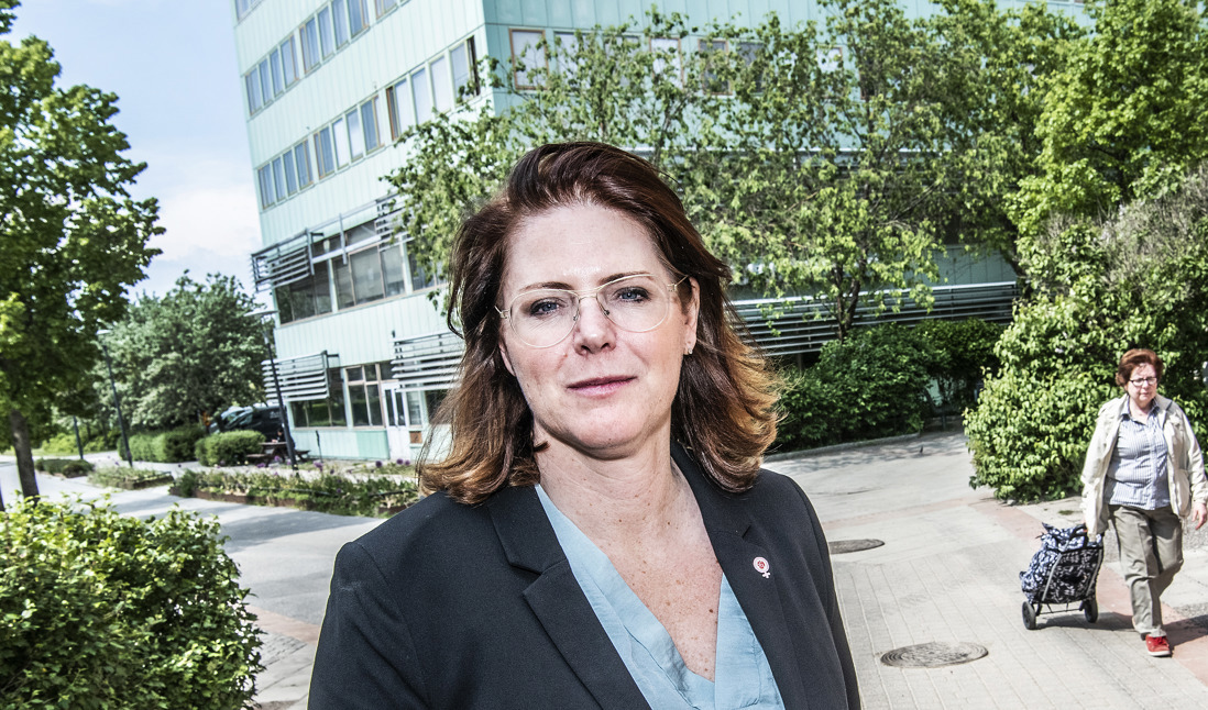 Ebba Östling (S) lämnar som kommunstyrelsens ordförande i Botkyrka. Arkivbild. Foto: Tomas Oneborg/SvD/TT