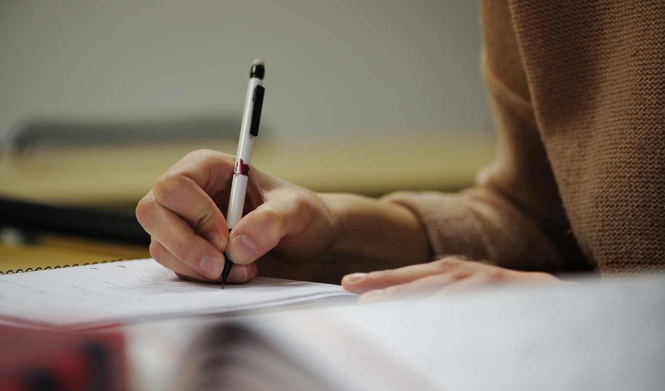 Under pandemin blev det vanligare med fusk på landets universitet och högskolor. Arkivbild. Foto: ANDERS WIKLUND / TT