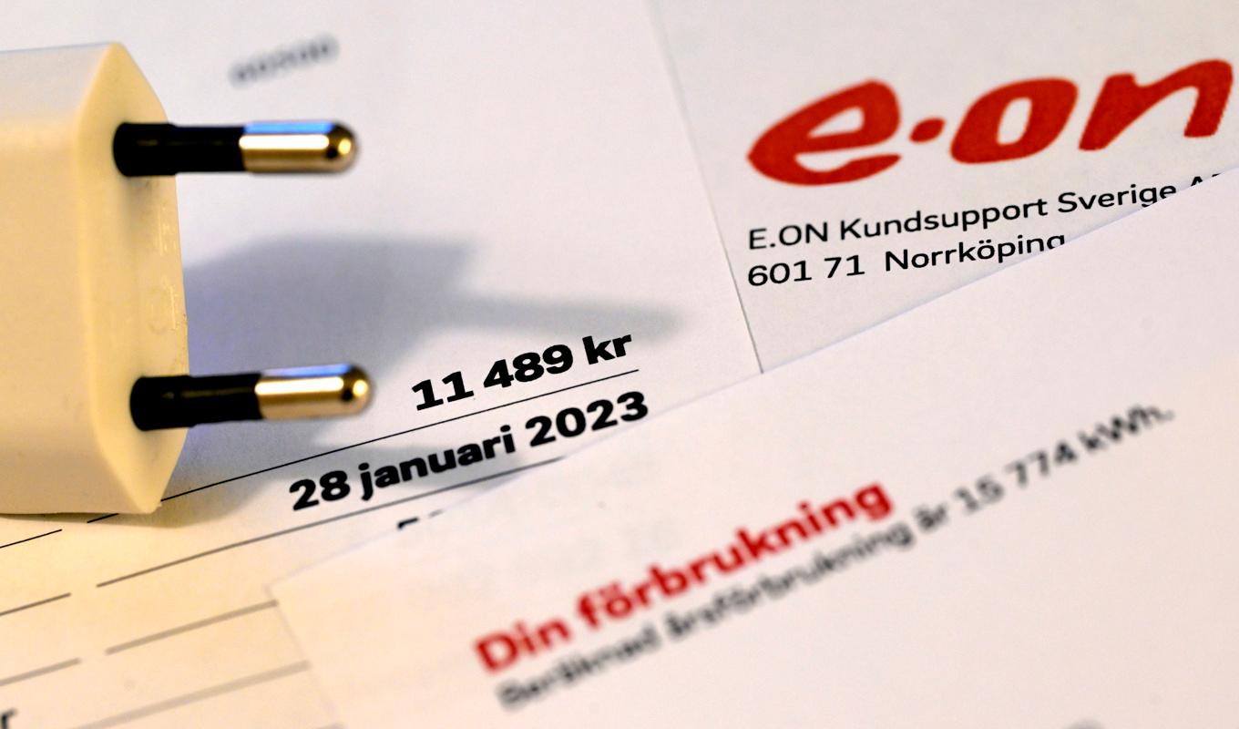 Elpriserna har rusat i höjden. Nu börjar stödet betalas ut för södra delen av Sverige. Arkivbild. Foto: Janerik Henriksson/TT