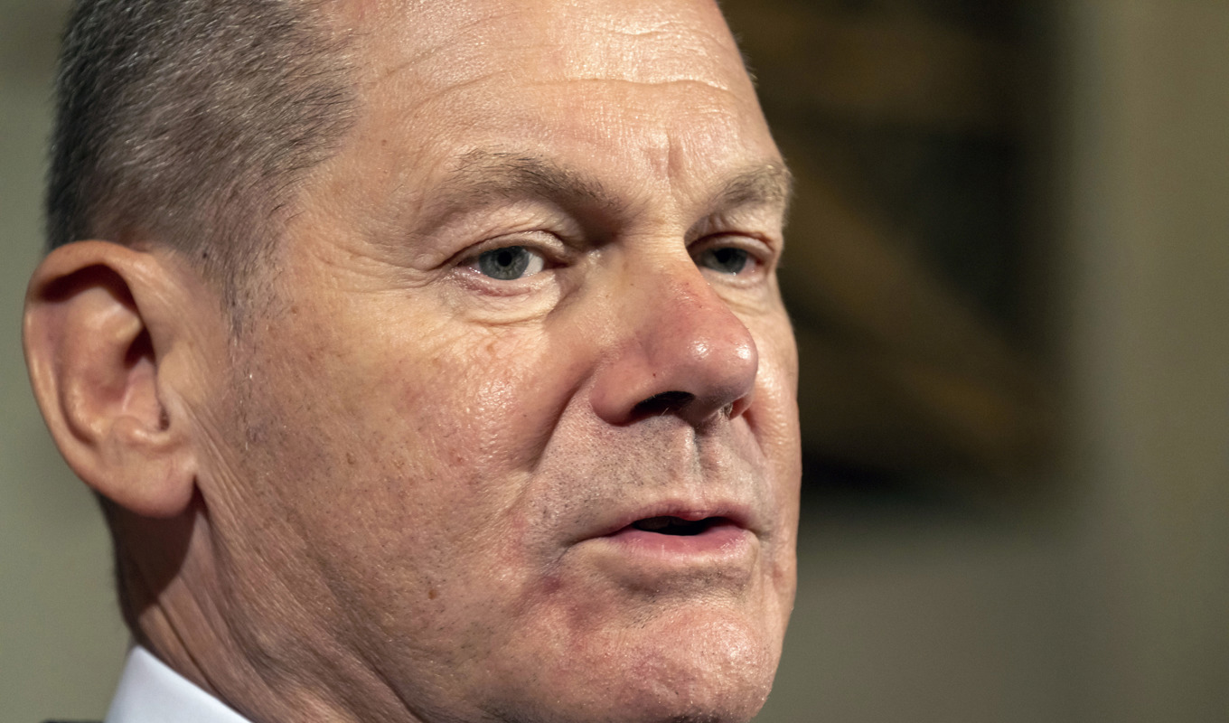 Tysklands förbundskansler Olaf Scholz. Foto: Peter Kneffel/AP/TT