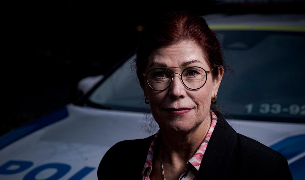 Polisförbundets ordförande Katharina von Sydow har fortfarande förtroende för rikspolischefen. Arkivbild. Foto: Tim Aro/TT