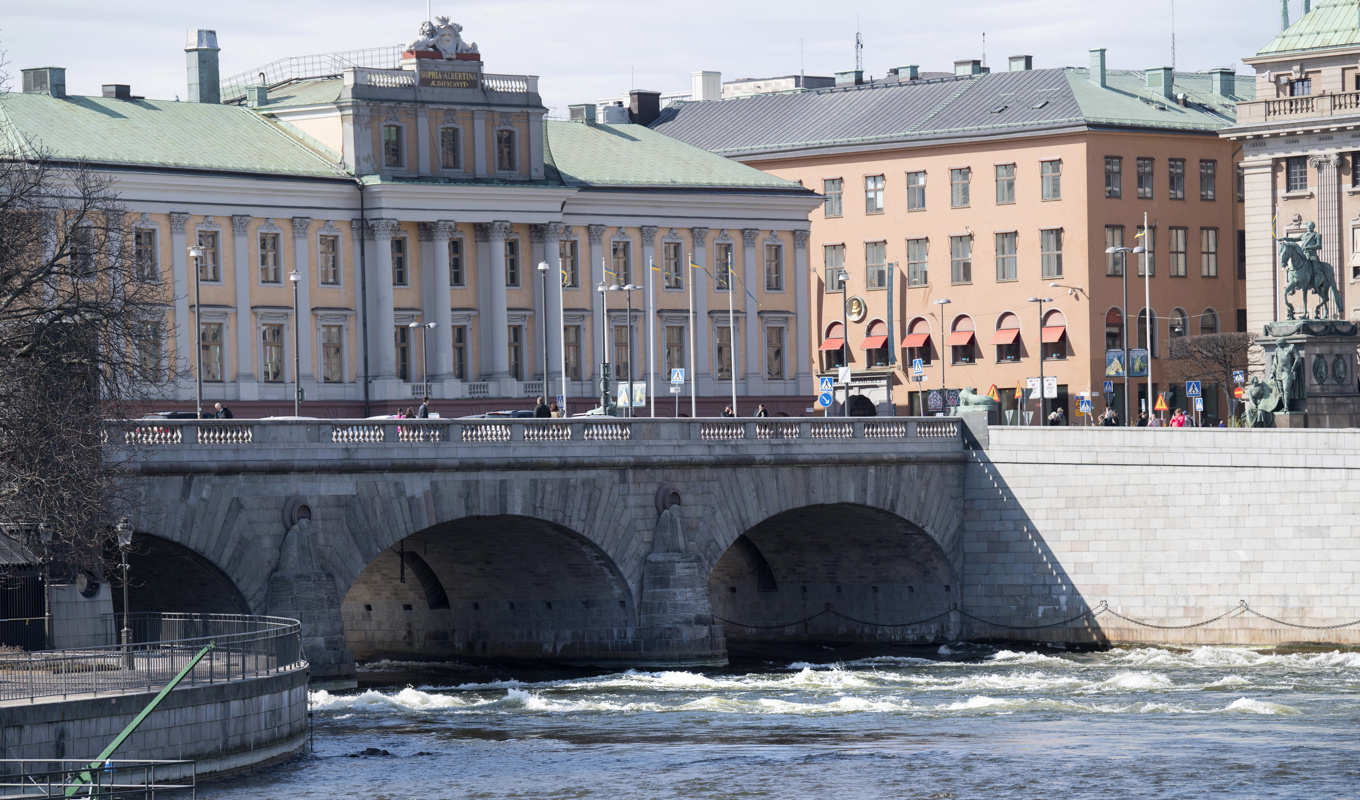 Utrikesdepartementet vid Norrbro i Stockholm. Arkivbild. Foto: Fredrik Sandberg/TT
