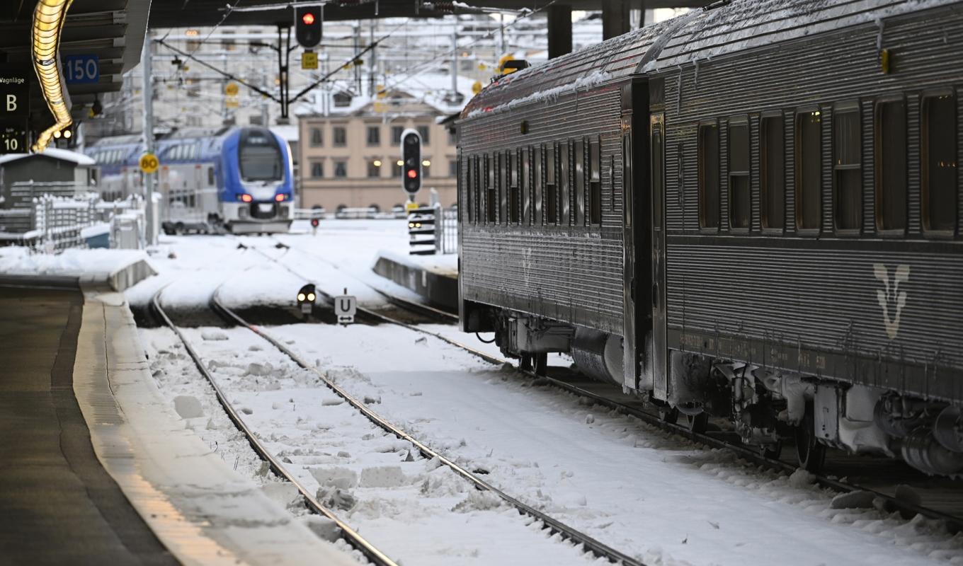 Snart påsk men den som vill ta tåg till och från svenska fjällen får vackert vänta på Trafikverkets planering. Arkivbild. Foto: Jessica Gow/TT