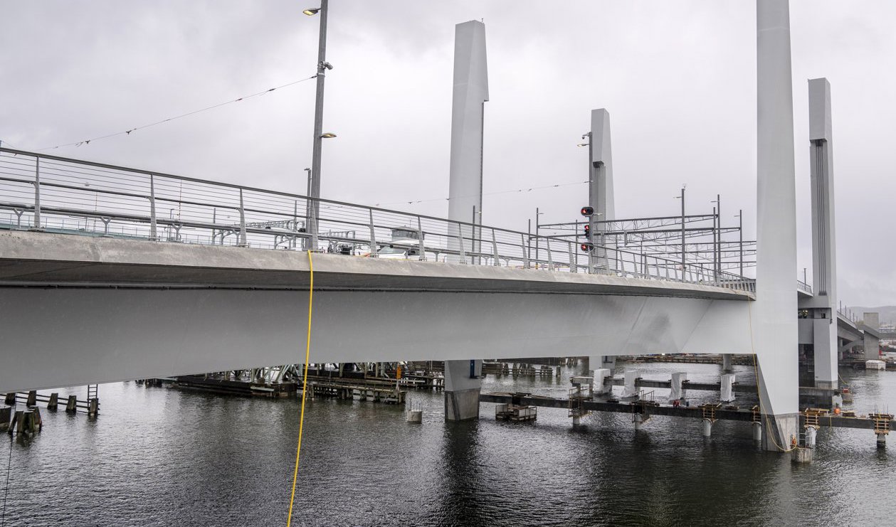 Hisingsbron har fastnat i öppet läge. Arkivbild. Foto: Björn Larsson Rosvall/TT