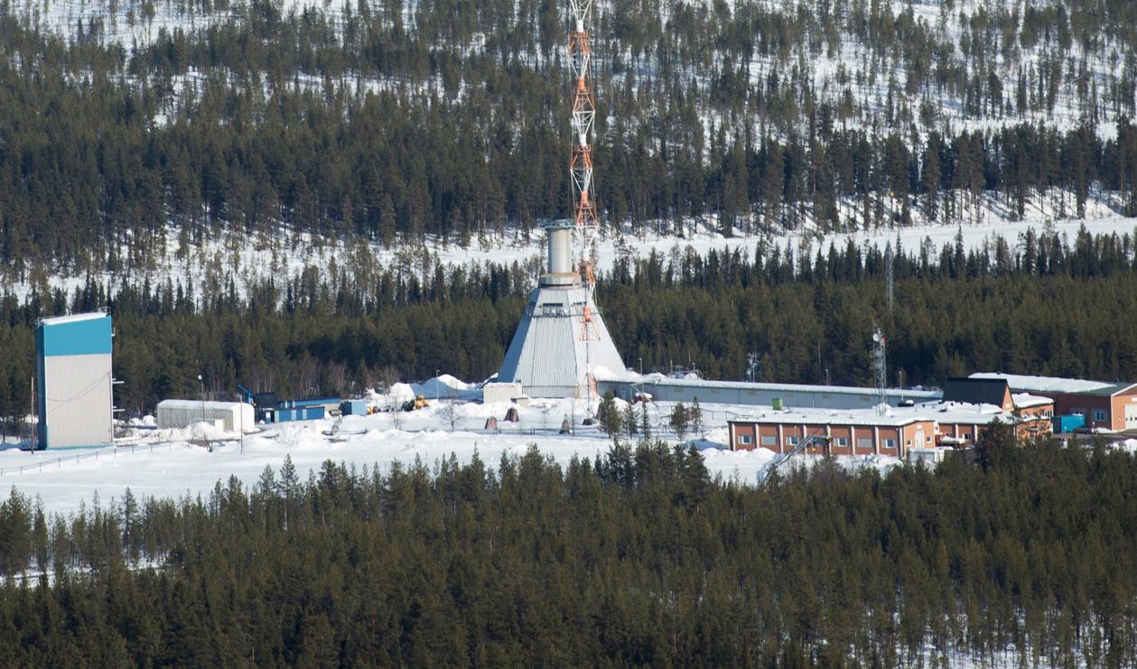 Nästa försök att skjuta upp raketen från Esrange ska genomföras på måndag. Arkivbild. Foto: Fredrik Sandberg/TT