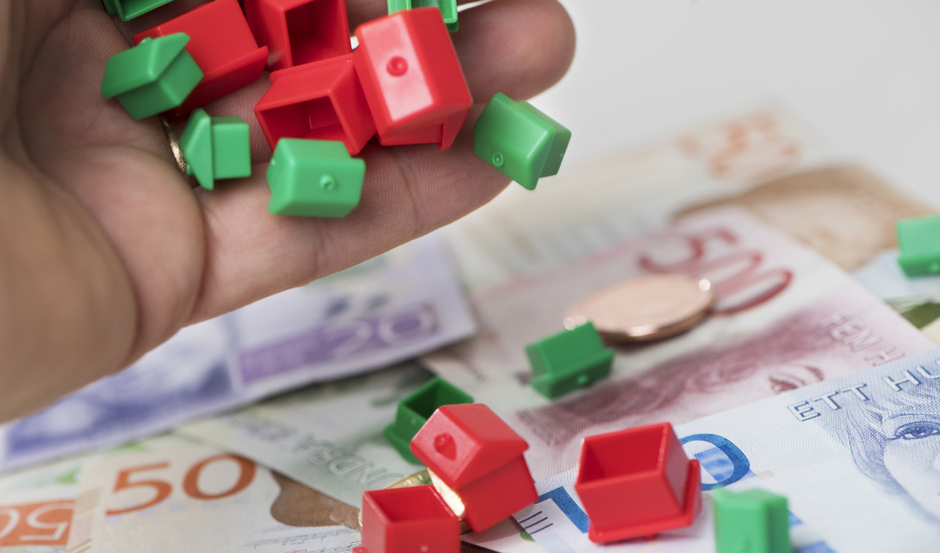 Bostadsmarknaden är fortsatt frostig enligt SBAB:s och Boolis mätning. Arkivbild. Foto: Fredrik Sandberg/TT