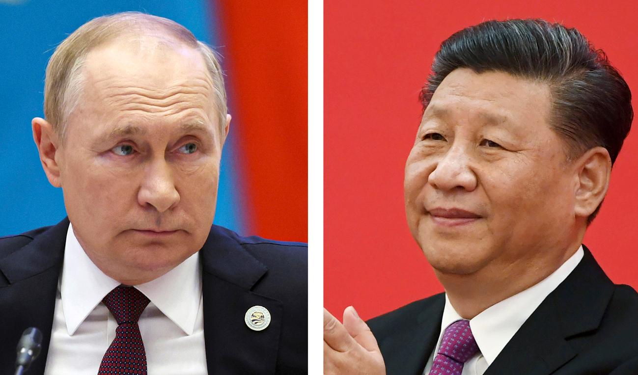 Rysslands president Vladimir Putin och hans kinesiske motsvarighet Xi Jinping möts i veckan i Moskva. Arkivbild. Foto: Sergei Bobylev; Noel Celis/AP/TT