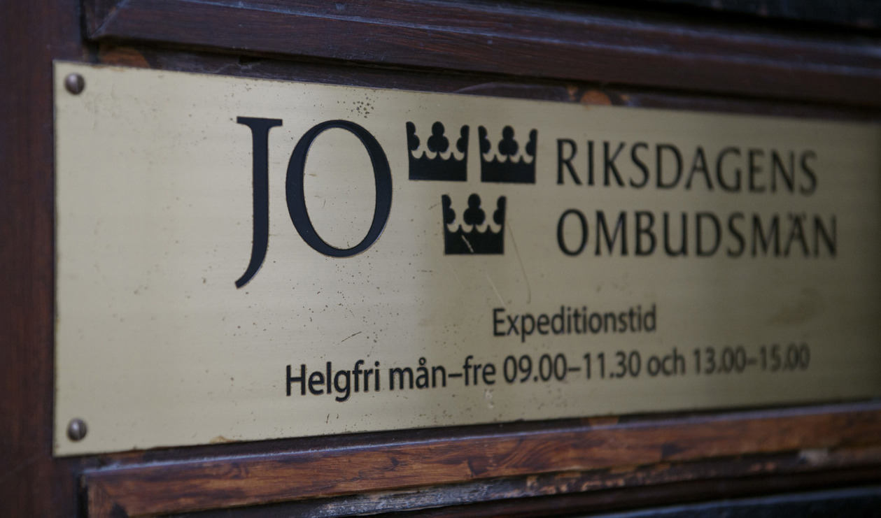 Justitieombudsmannen kritiserar polisen. Arkivbild. Foto: Jessica Gow