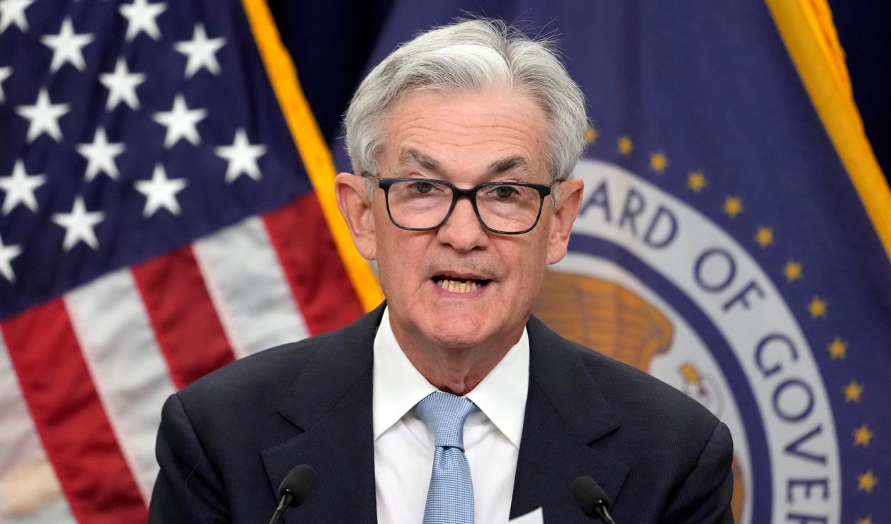 Centralbanken Federal Reserve med ordförande Jerome Powell. Foto: Alex Brandon/AP/TT