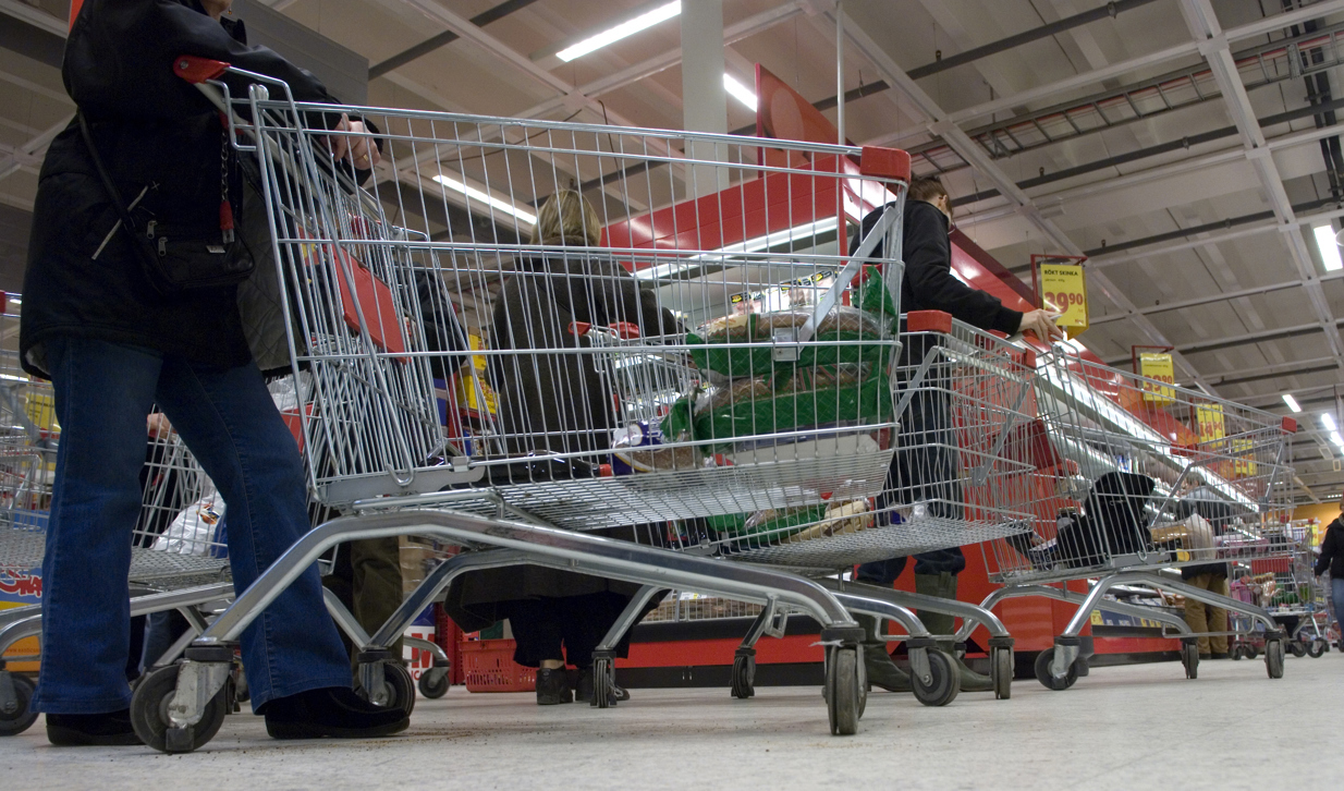 Kraftig nedgång för detaljhandeln. Arkivbild. Foto: Janerik Henriksson/TT