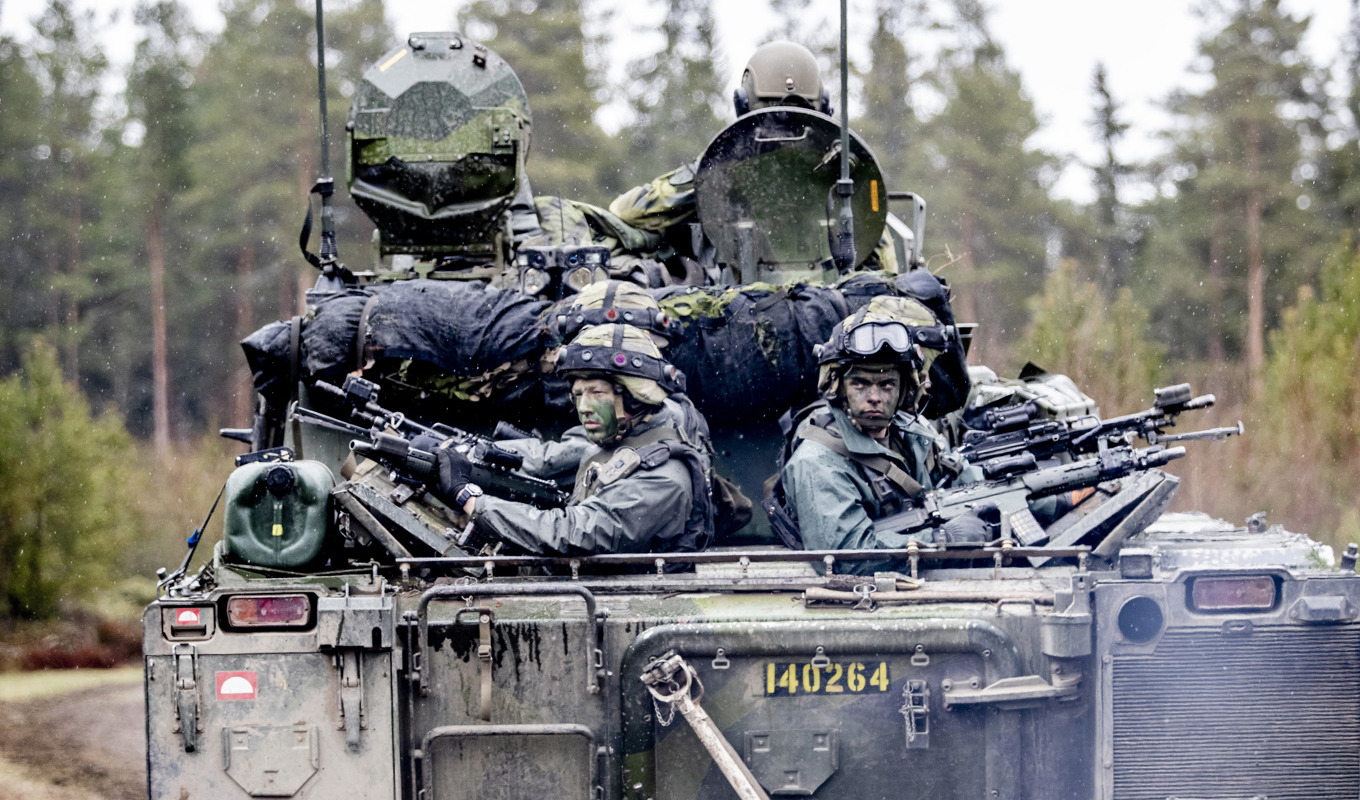 Försvarsmakten har begärt mer pengar. Arkivbild. Foto: Adam Ihse/TT