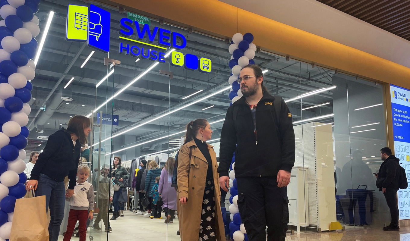 Affärsidén går ut på att ersätta Ikeavaruhusen, som stoppade sin verksamhet i Ryssland efter det att Moskva inledde sitt anfallskrig mot Ukraina. Foto: Alexander Reshetnikov/Reuters/TT