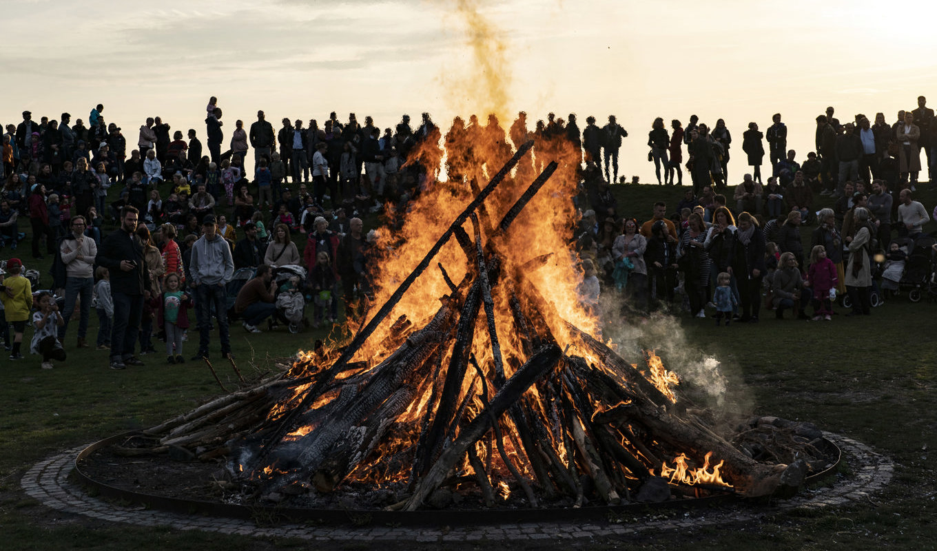 Valborgseld vid Västra Hamnen i Malmö. Arkivbild. Foto: Johan Nilsson/TT
