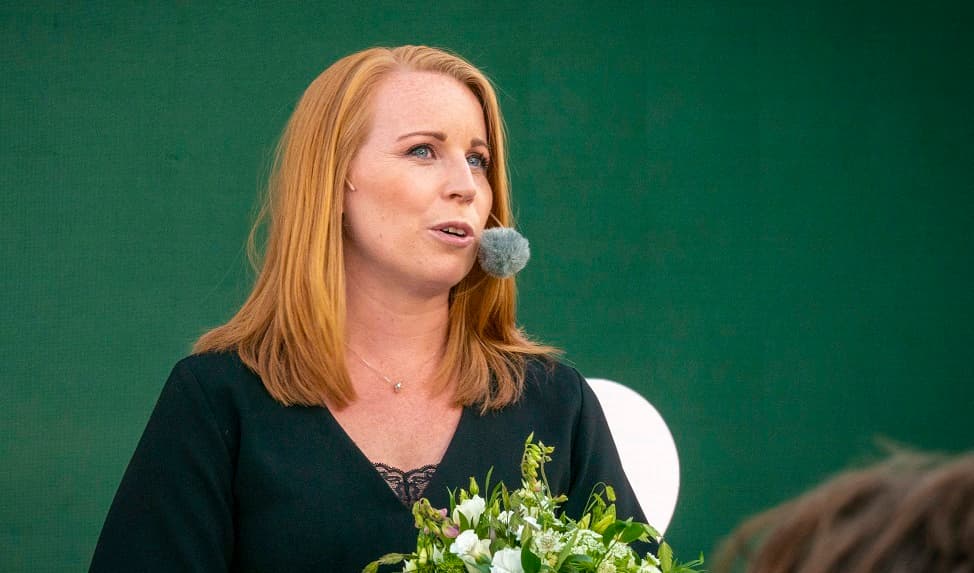 Centerpartiets tidigare partiledare Annie Lööf. Foto: Bilbo Lantto