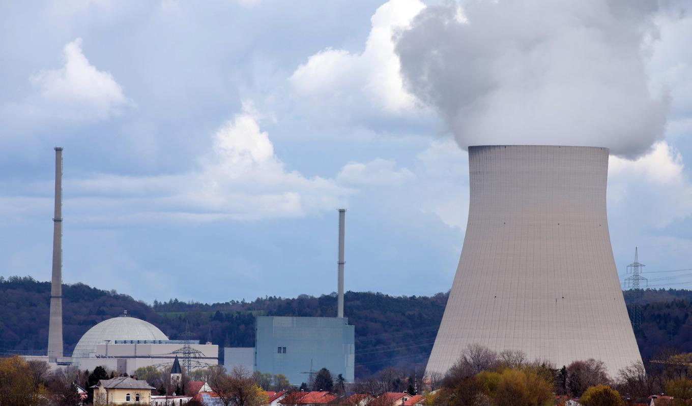 Kärnkraftverket Isar 2 i Essenbach. Tysklands tre sista kärnkraftverk, Isar 2, Emsland och Neckarwestheim 2, stängdes den 15 april.Foto: Johannes Simon Getty Images
