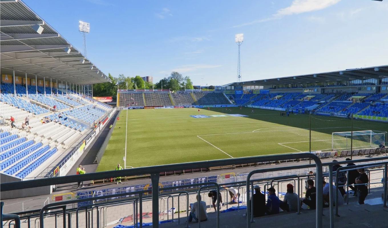Vy över Platinumcars arena i Norrköping. Det är här som IK Sleipner, i likhet med IFK Norrköping, spelar alla sina hemmamatcher.Foto: Wikimedia Commons