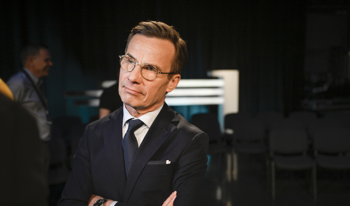 "Ingen kan säga exakt" hur stor prissänkningen blir, enlig statsminister Ulf Kristersson (M). Arkivbild. Foto: Pontus Lundahl/TT