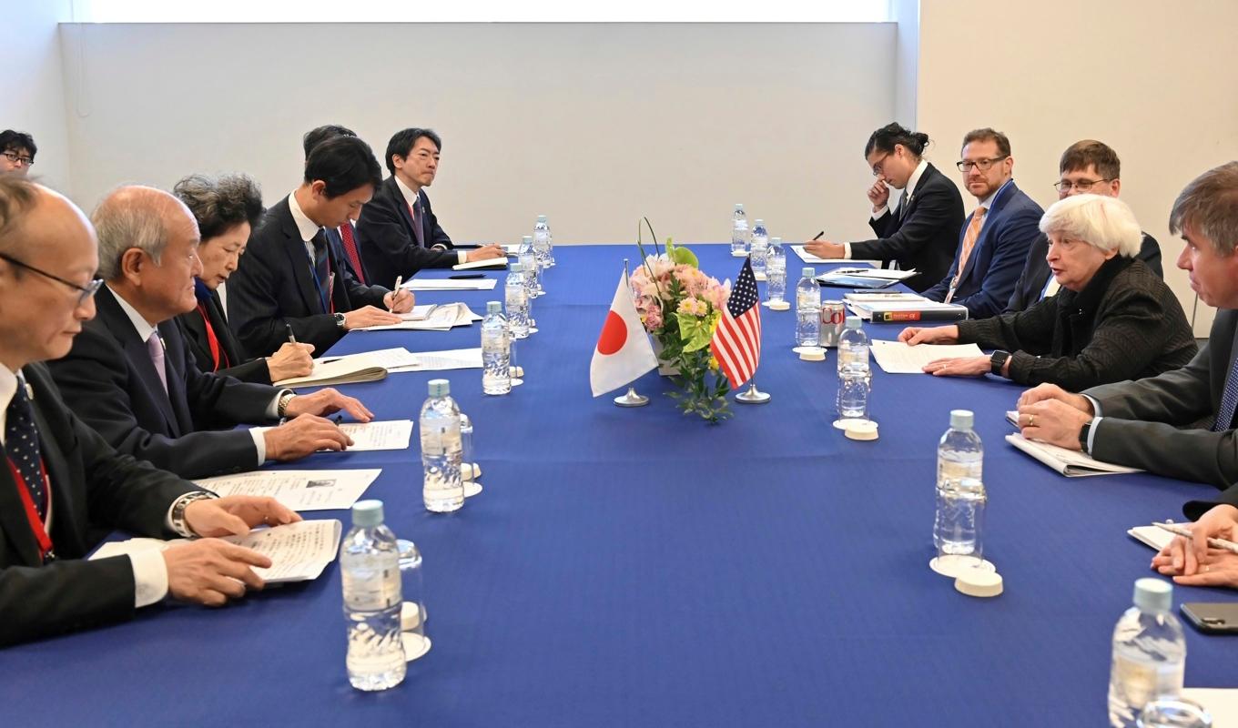 Finansministrar och centralbankschefer från G7-länderna har träffats i japanska Niigata. Foto: Kazuhiro Nogi/AP/TT