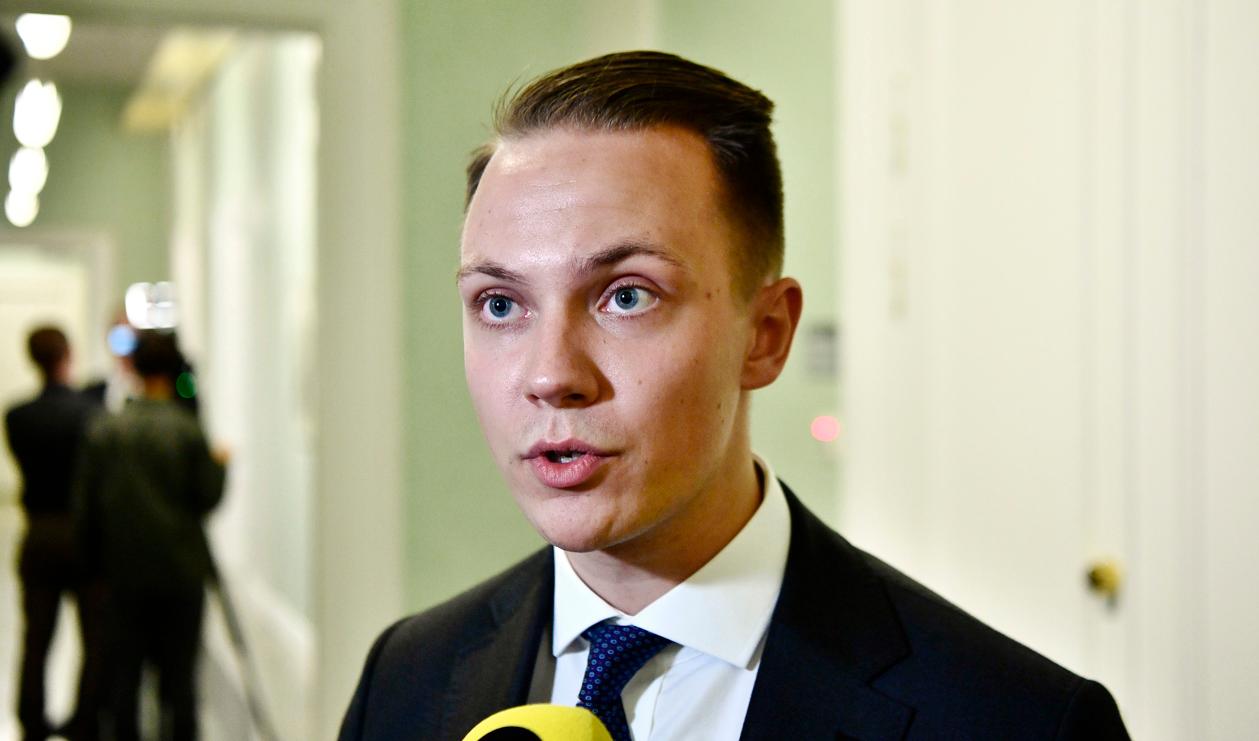 Tobias Andersson (SD) ledamot i riksdagens näringsutskott. Arkivbild. Foto: Caisa Rasmussen/TT