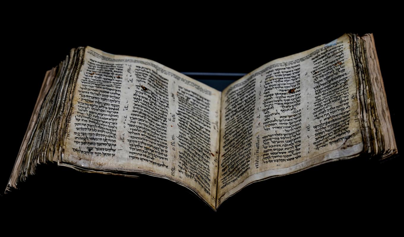 Codex Sassoon är en nästan komplett Bibel. Arkivbild. Foto: Ariel Schalit