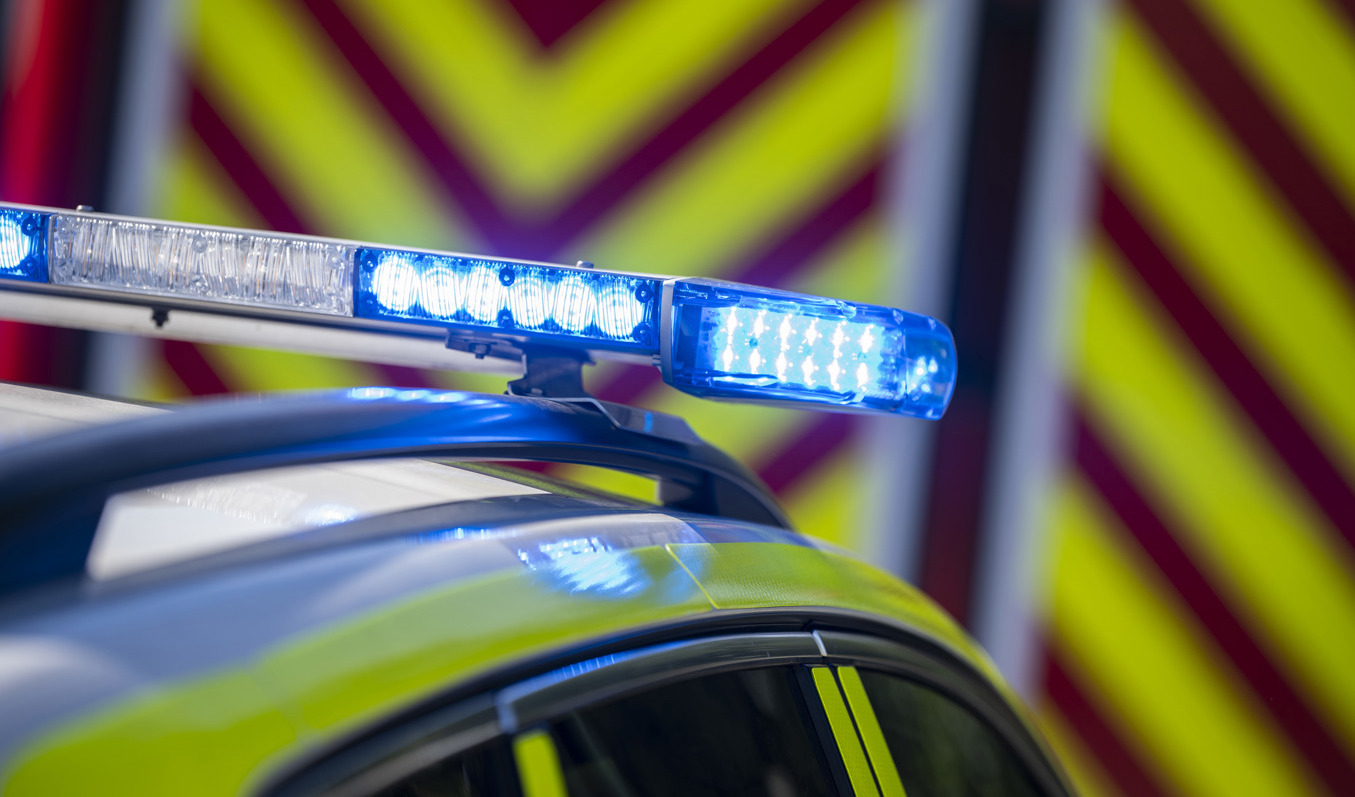 Polis och räddningstjänst har ryckt ut i Västervik sedan en mindre gasbuss exploderat. Arkivbild. Foto: Johan Nilsson/TT