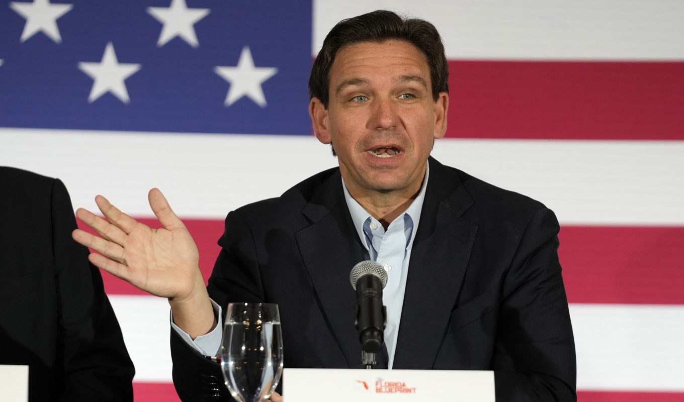 Ron DeSantis ställer upp i presidentvalet. Arkivbild. Foto: Robert F Bukaty/AP/TT