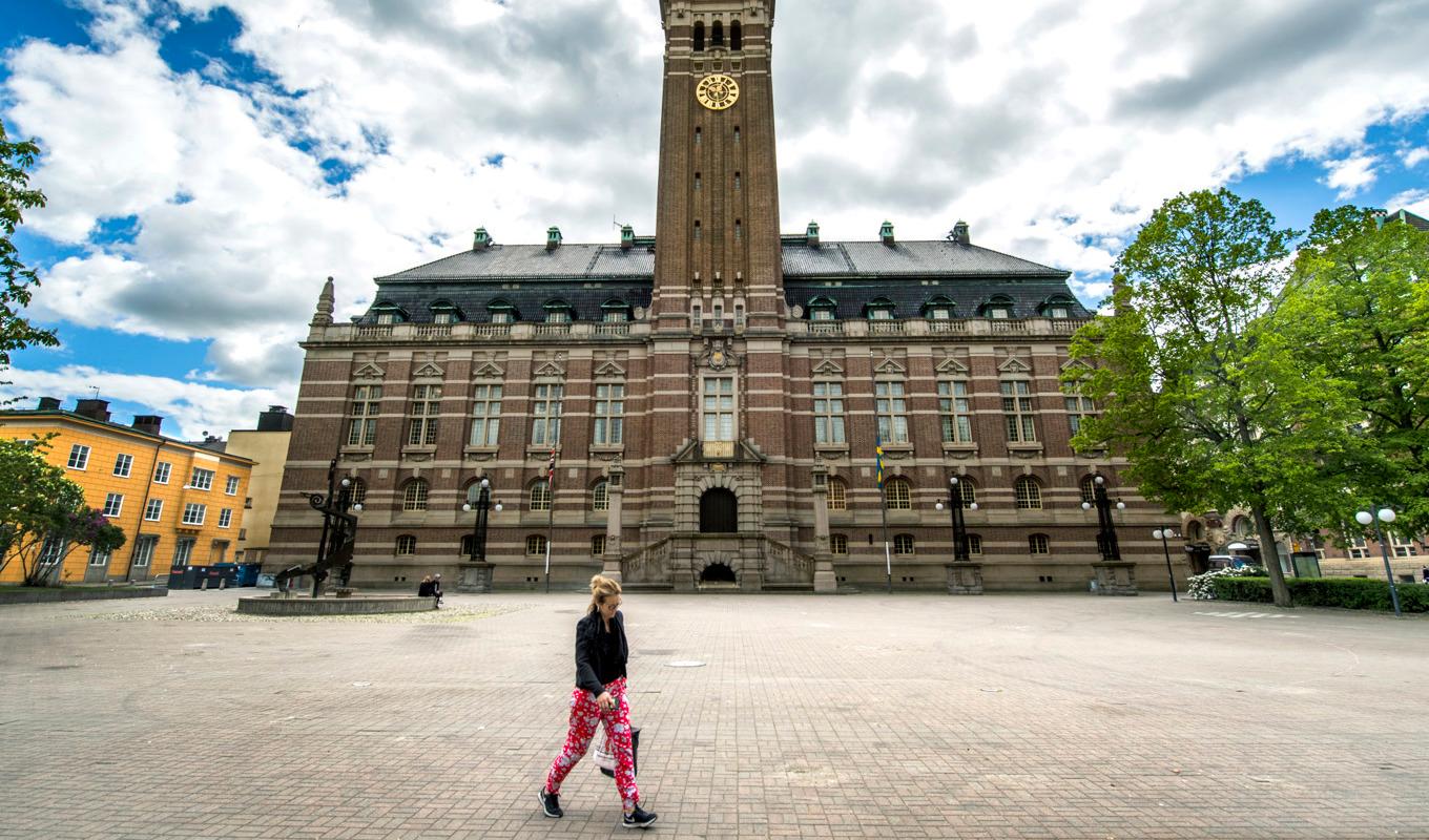 Rådhuset i Norrköping som är centrum för kommunens politiska administration. Arkivbild. Foto: Claudio Bresciani/TT