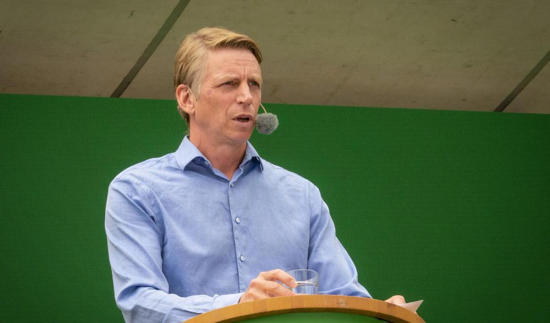 Miljöpartiets språkrör Per Bolund. Foto: Bilbo Lantto