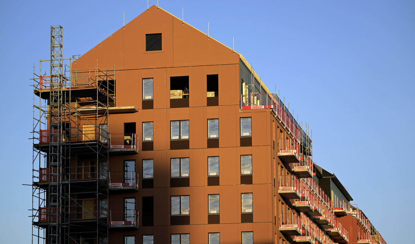 Byggkrisen i Sverige kan vara värre än redan befarat, enligt en analys från SBAB. Arkivbild. Foto: Janerik Henriksson/TT