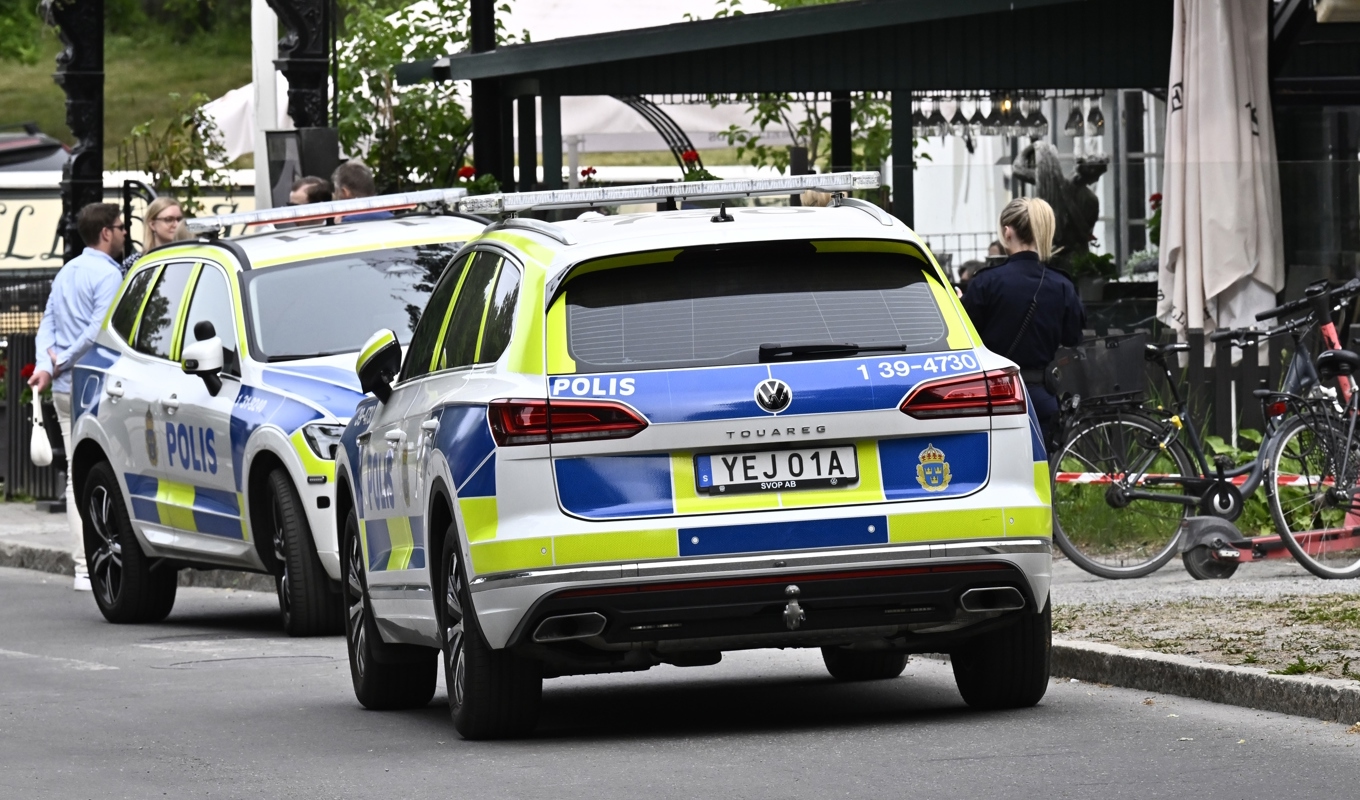 En person har livshotande skador efter att hästar skenade på Djurgården i Stockholm i lördags. Foto: Jonas Ekströmer / TT