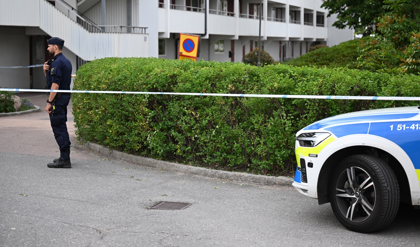 Den man som skadades allvarligt vid en skottlossning i Hisings Kärra i Göteborg har avlidit. Foto: Björn Larsson Rosvall / TT