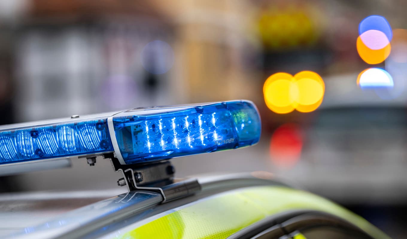 Polis larmades till en bostad på Hisingen under onsdagsmorgonen. Foto: Johan Nilsson/TT