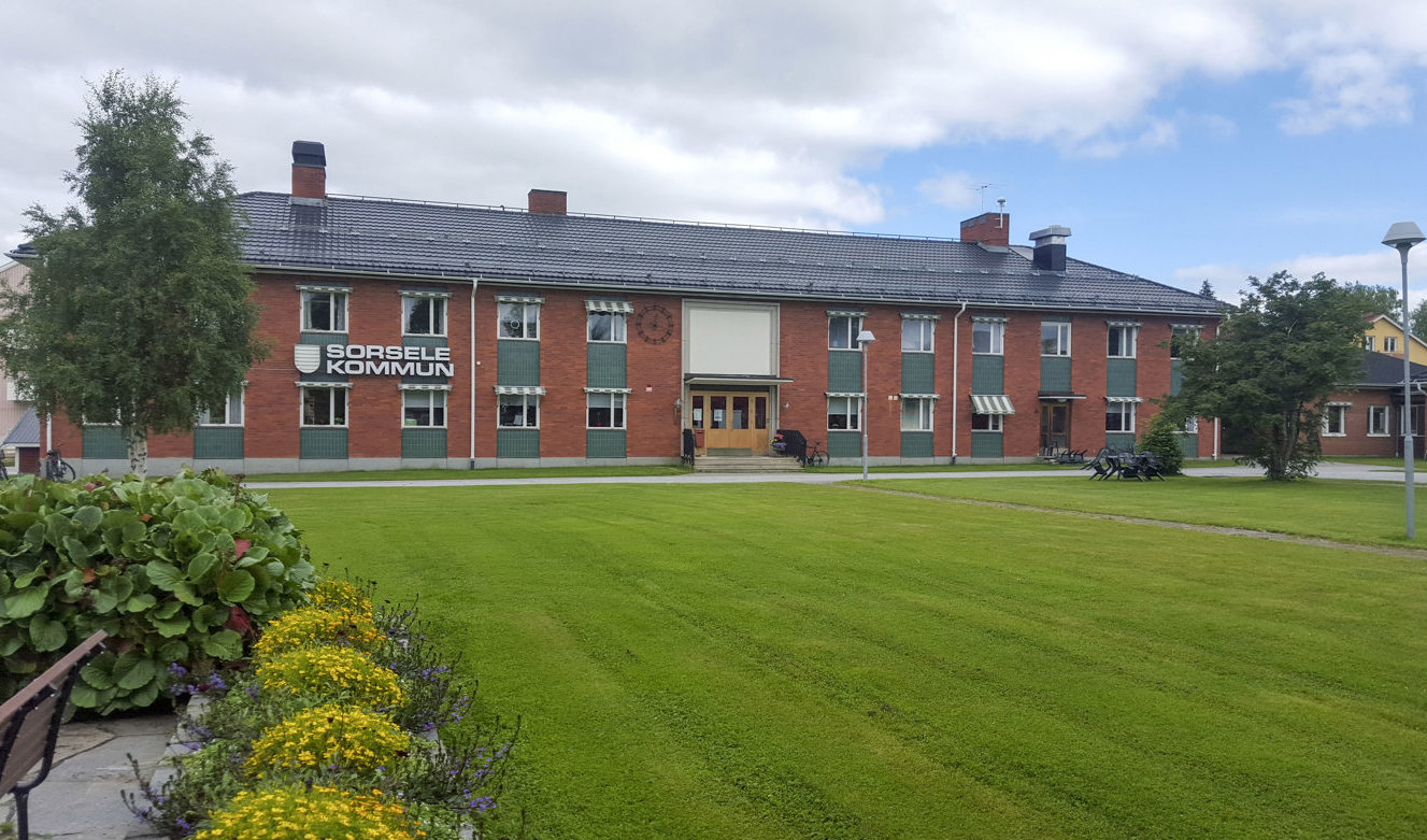 Sorsele är en av tre kommuner i norra Sverige som får böta miljonbelopp för bristande säkerhetsarbete. Arkivbild. Foto: Sara Grundström/handout/TT