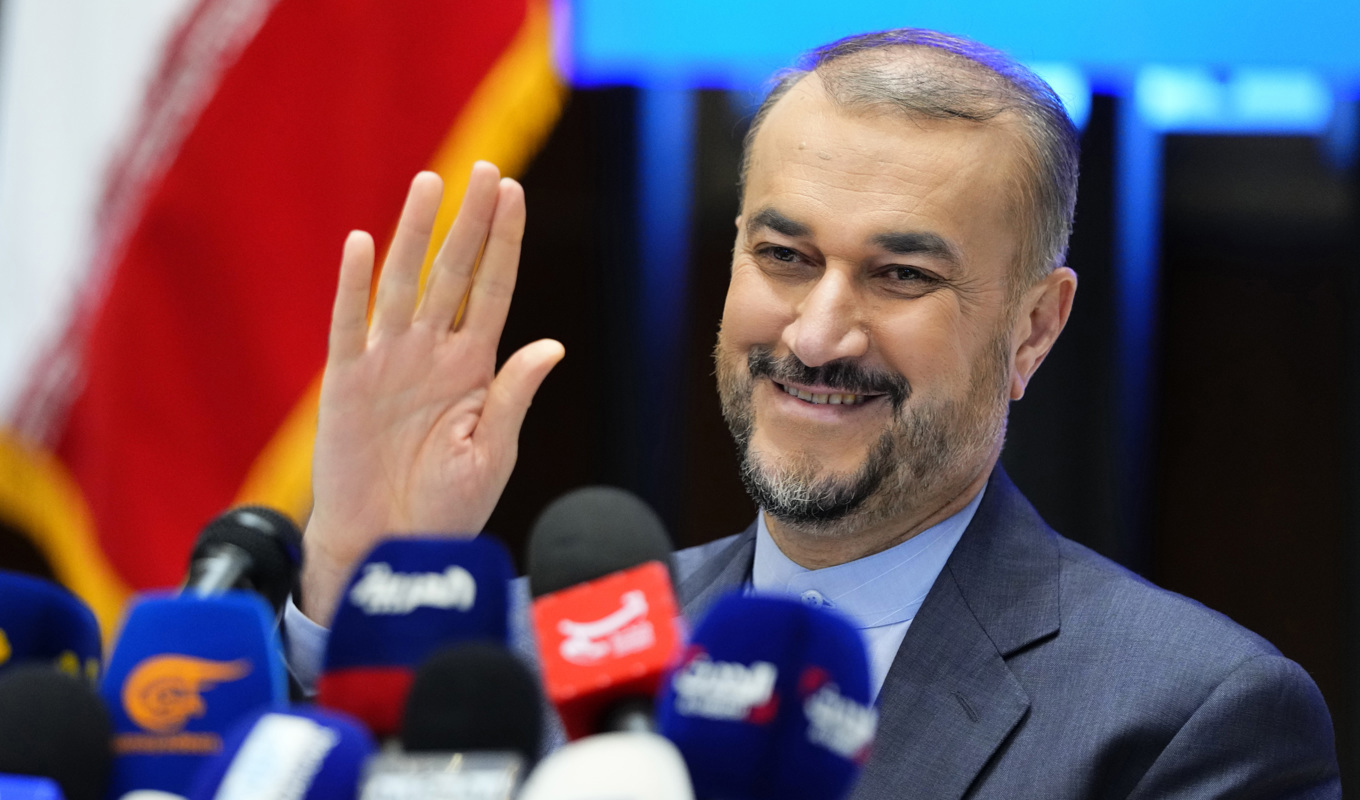 Irans utrikesminister Hossein Amirabdollahian. Arkivbild. Foto: Hassan Ammar/AP/TT