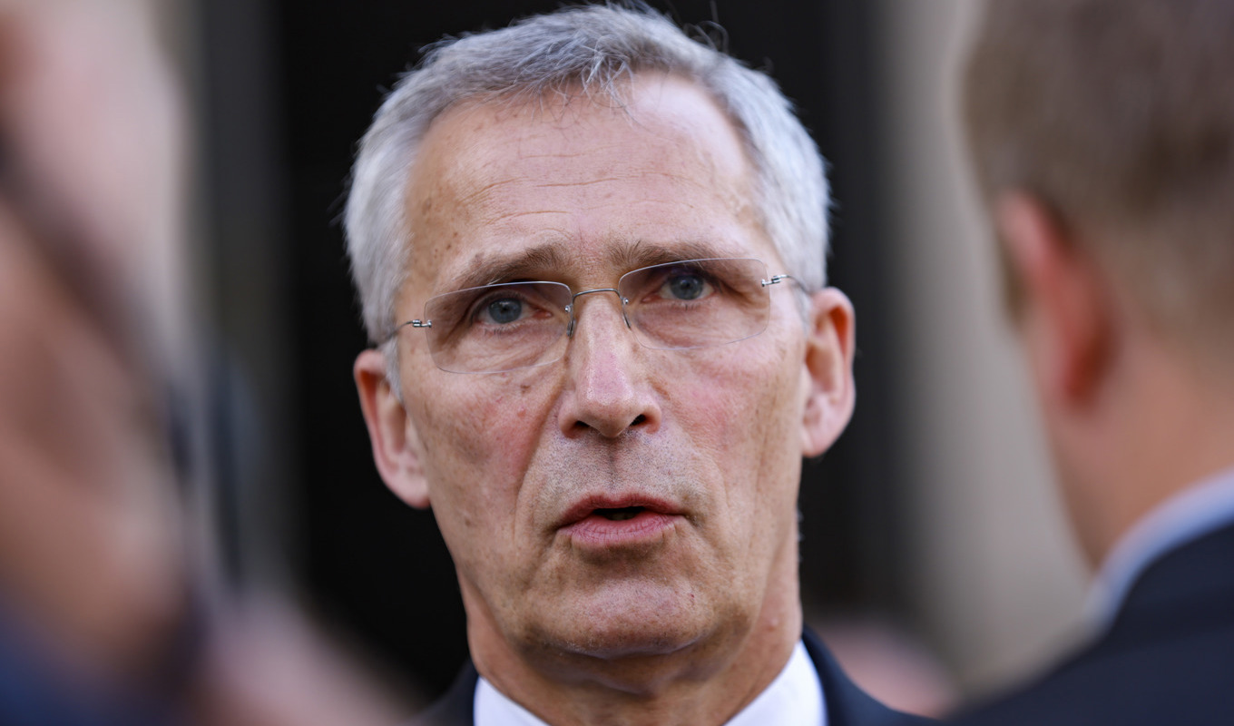 Natos generalsekreterare Jens Stoltenberg sitter kvar ett år till. Arkivbild. Foto: Geir Olsen/AP/TT