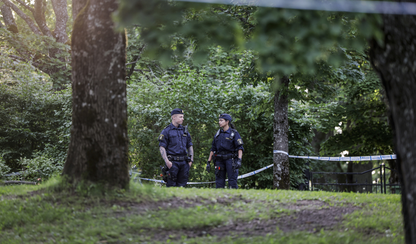 Mannen hittades intill en skola. Arkivbild. Foto: Pavel Koubek/TT