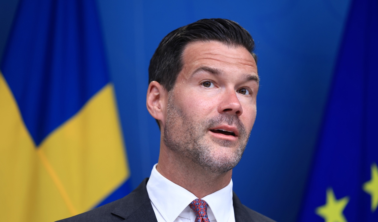 Bistånds- och utrikeshandelsminister Johan Forssell (M). Arkivbild. Foto: Ali Lorestani/TT