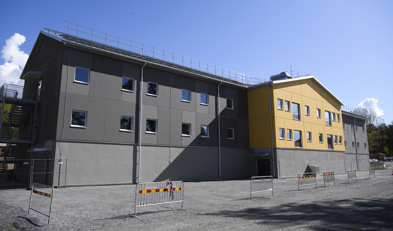 Kriminalvårdens första så kallade typhus, på den öppna klass 3-anstalten Skenäs utanför Norrköping. Foto: Henrik Montgomery/TT