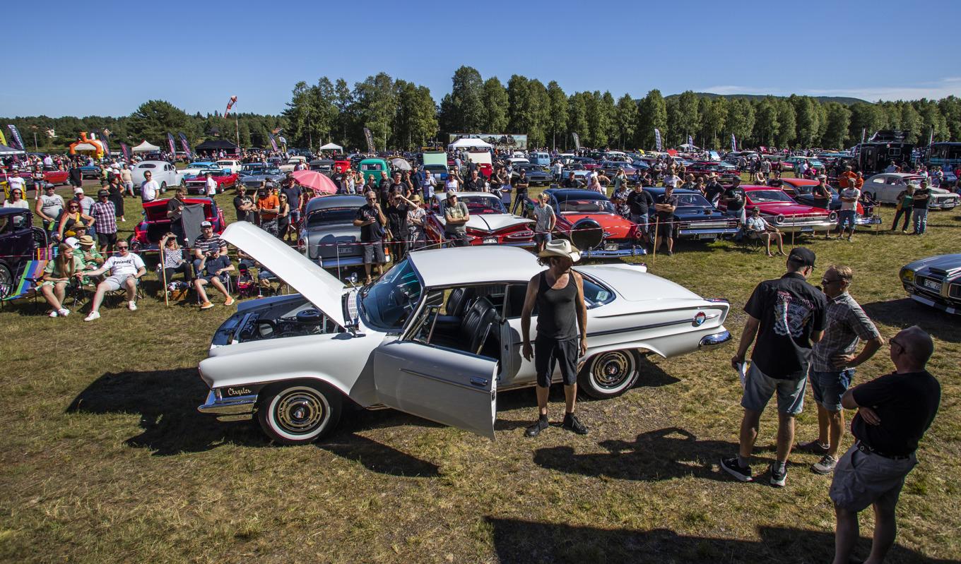 Älvdalen Musik och Motor är en folkkär festival som engagerar hela orten. Foto: Fredrik Rudin