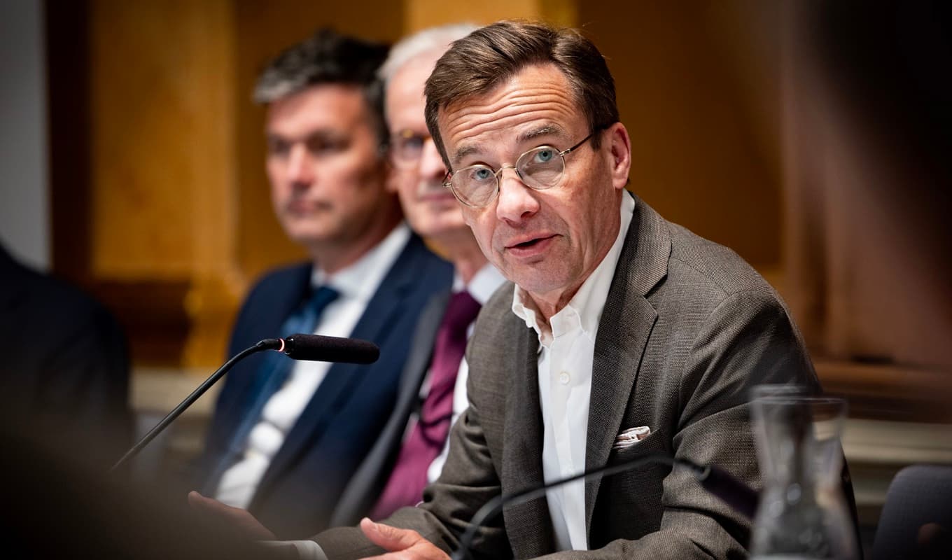 Sveriges statsminister Ulf Kristersson. Foto: Ninni Andersson/Regeringskansliet