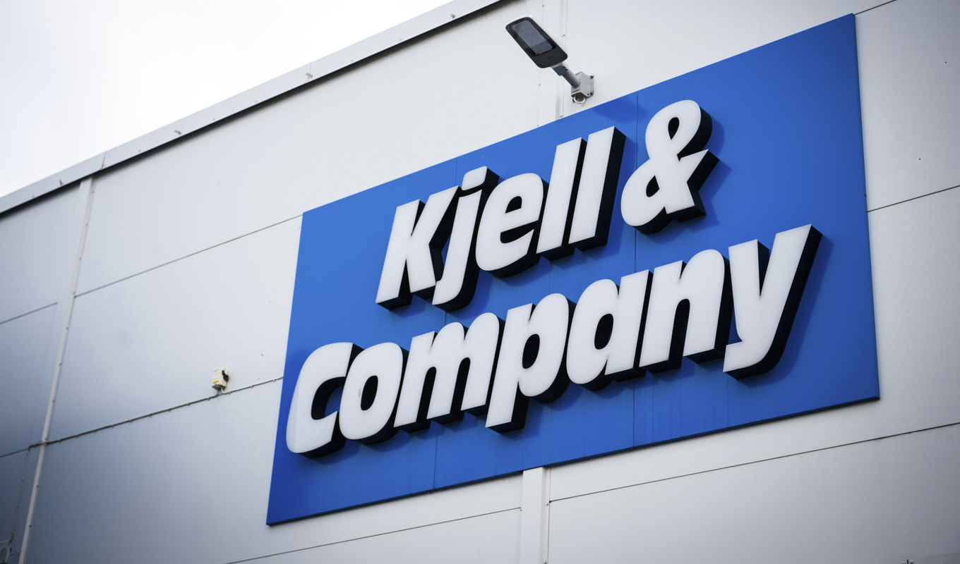 Nedåtgående kvartalssiffror för Kjell & Company. Foto: Erik Simander / TT