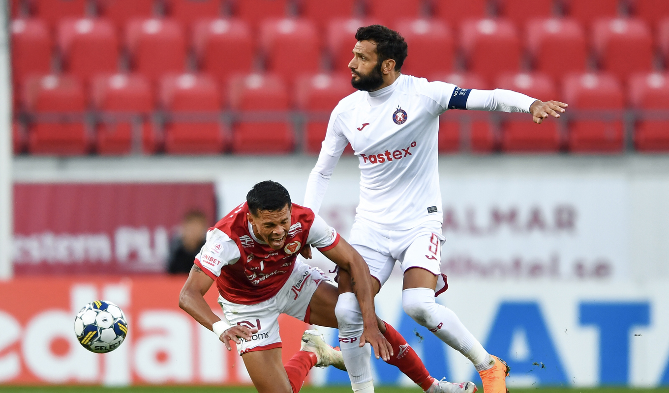 Kalmar är borta från Europaspel efter dubbla förluster mot armeniska Pyunik. Arkivbild. Foto: Patric Söderström/TT