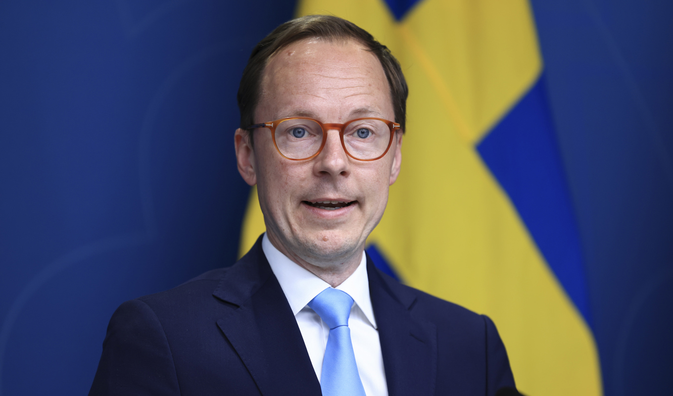 Utbildningsminister Mats Persson (L). Foto: Ali Lorestani/TT