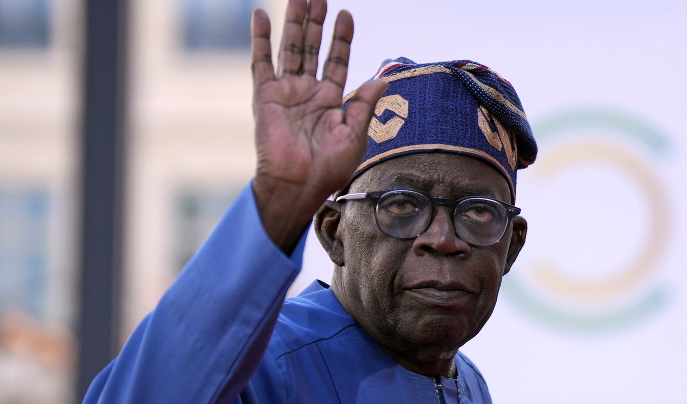 Nigerias president Bola Tinubu. Foto: Lewis Joly/AP/TT