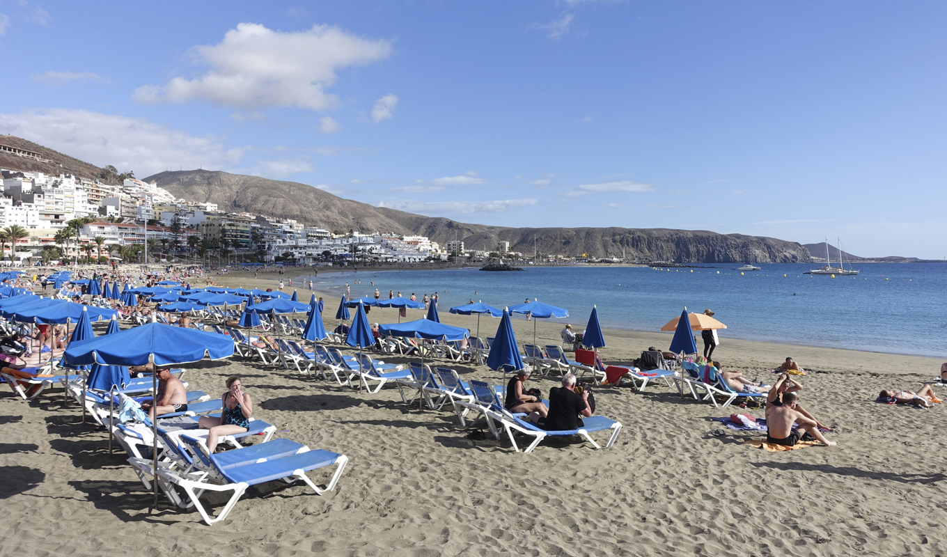 Kanarieöarna lockar svenskar. Arkivbild. Foto: Marianne Løvland/NTB-TT.