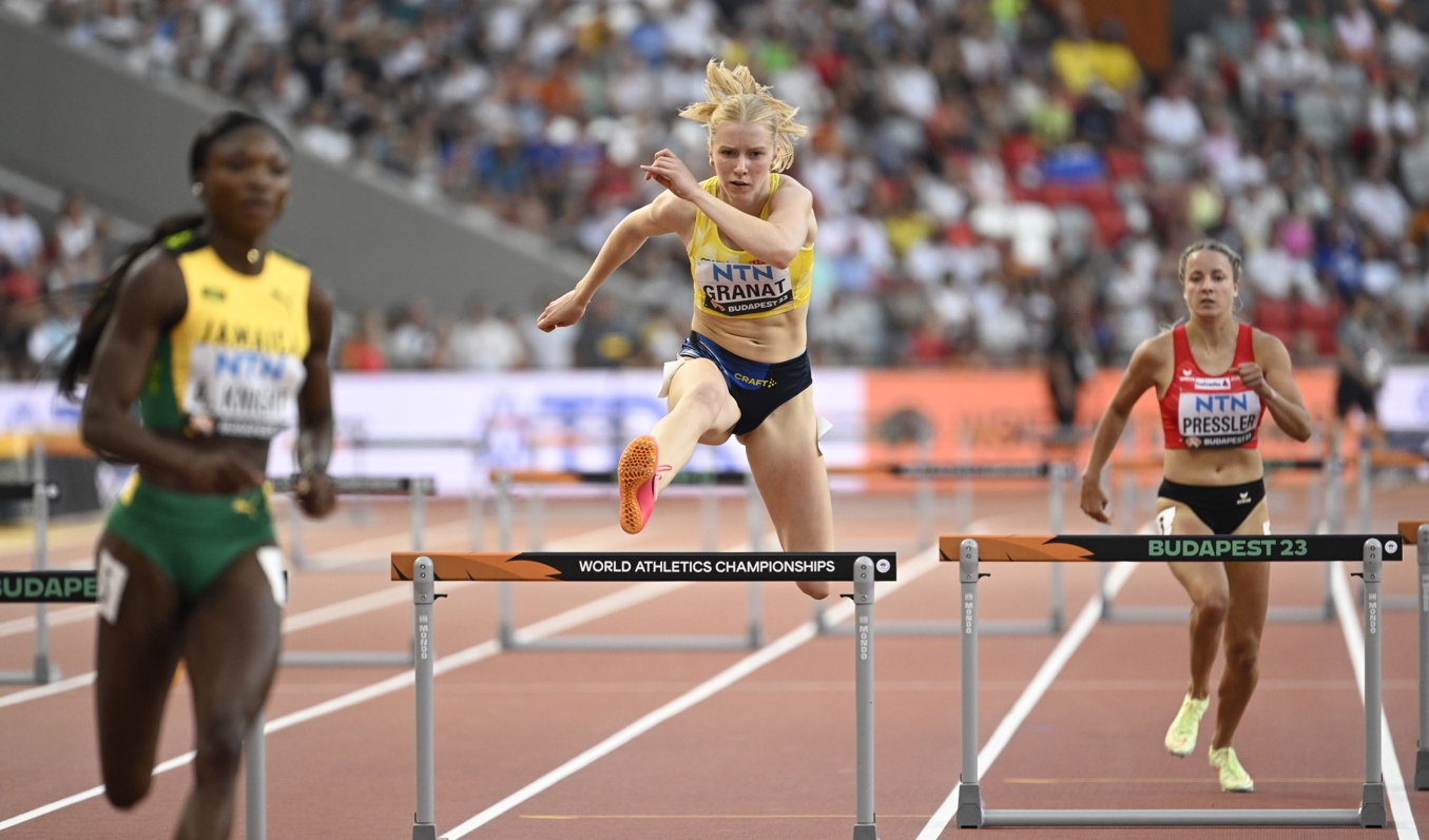 Moa Granat blickar framåt. Foto: Jessica Gow/TT