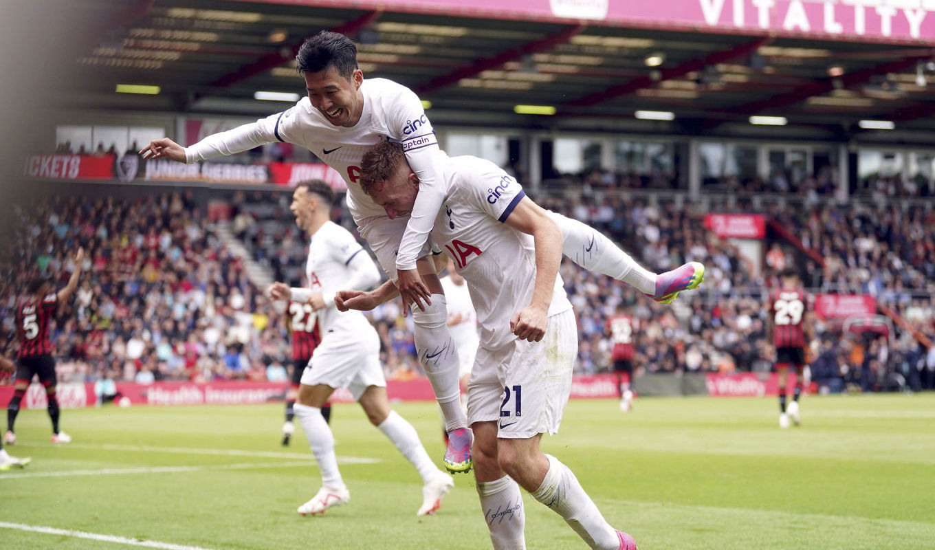 Dejan Kulusevski frälste Tottenham. Foto: Adam Davy/AP/TT