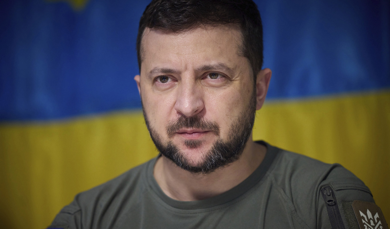 Ukrainas president Volodymyr Zelenskyj meddelade i mitten av augusti att samtliga chefer för landets regionala värnpliktskontor har avskedats. Arkivbild. Foto: Ukrainska presidentkansliets presstjänst/AP/TT