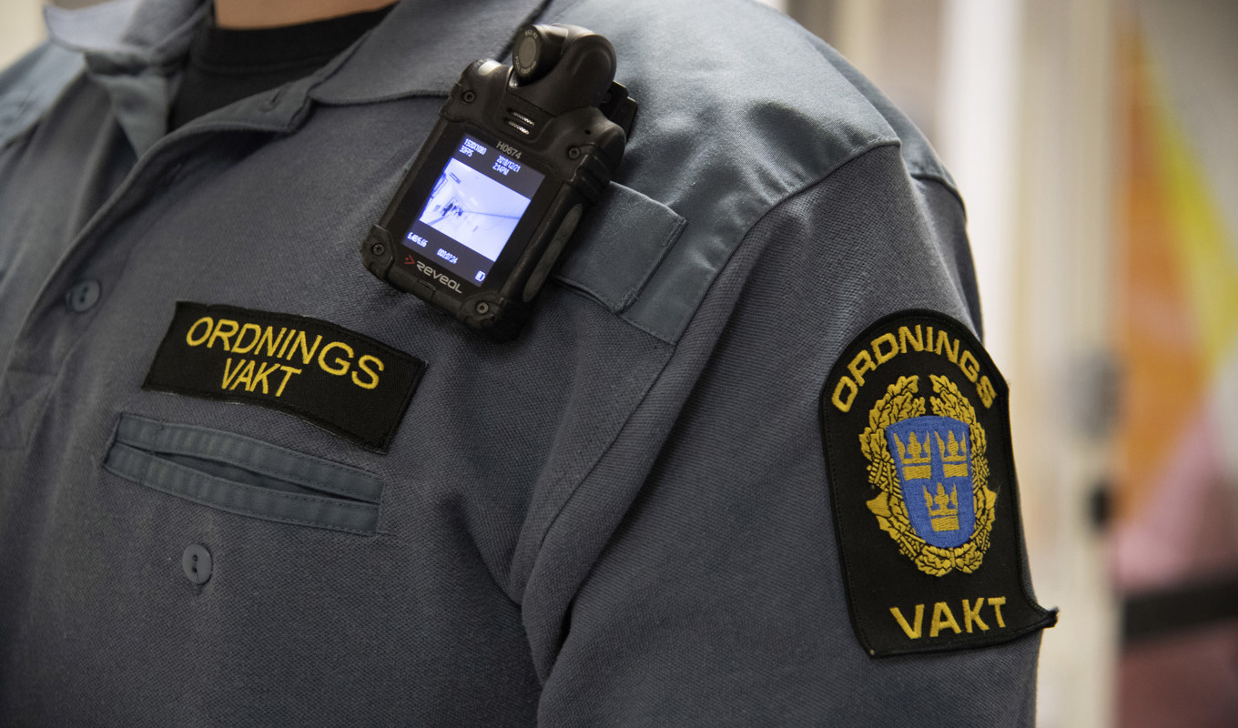 Säkerhetsutbildningar och kamerabevakning är två åtgärder som efterfrågas av kunder, enligt säkerhetsföretaget Securitas. Arkivbild. Foto: Jessica Gow/TT